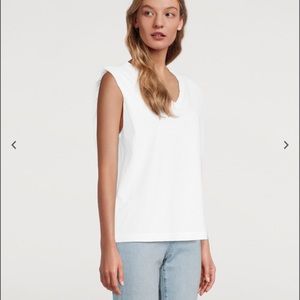 Citizens of Humanity Zosia Padded Shoulder T-Shirt XS